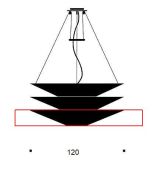 Ingo Maurer Floatation 1 unterer Ersatzschirm / Ingo Maurer Floatation 1 bottom replacement shade