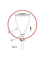 Marset TXL 205 Ersatzglas / Marset TXL 205 Replacement Glass