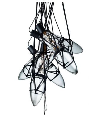 Bomma Shibari chandelier with 5 lamps