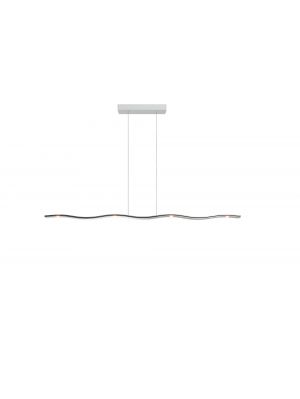 Escale Fluid pendant lamp 7-light smoothed aluminum