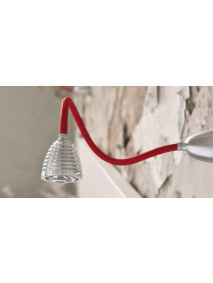 Less'n'more Athene Wall / Ceiling Light A-BDL2 red arm