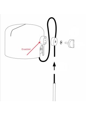 Replacement lamp head mounting for Coupé 3321